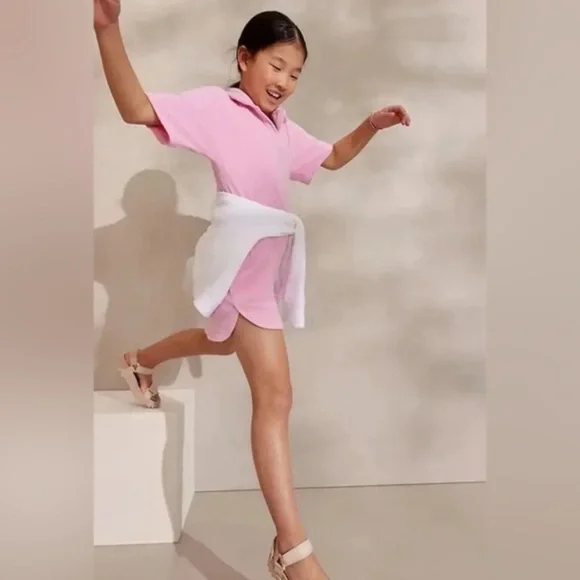 NWT Athleta Girl Jump In Pink Dress Size XS/6 - Picture 3 of 5